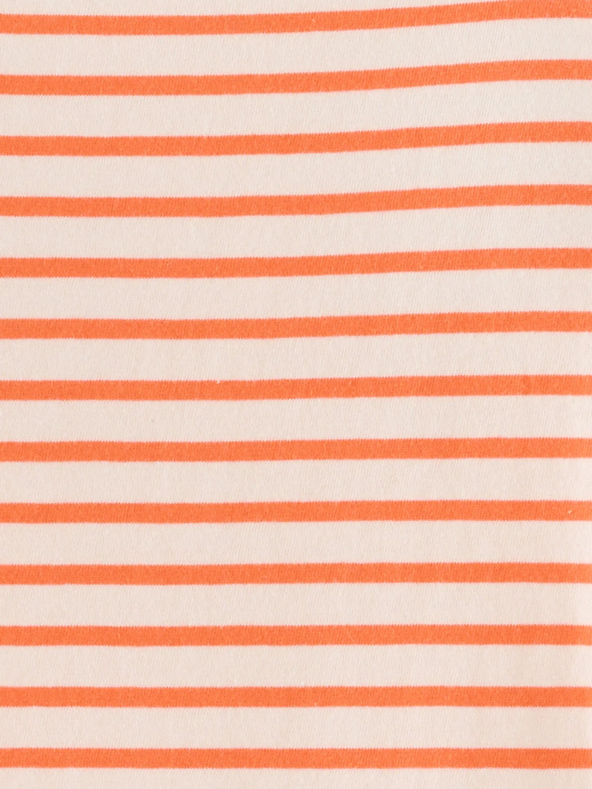 Nasturtium / Bright White Stripe