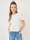 Omphalodes/ Bright White Striped Tee