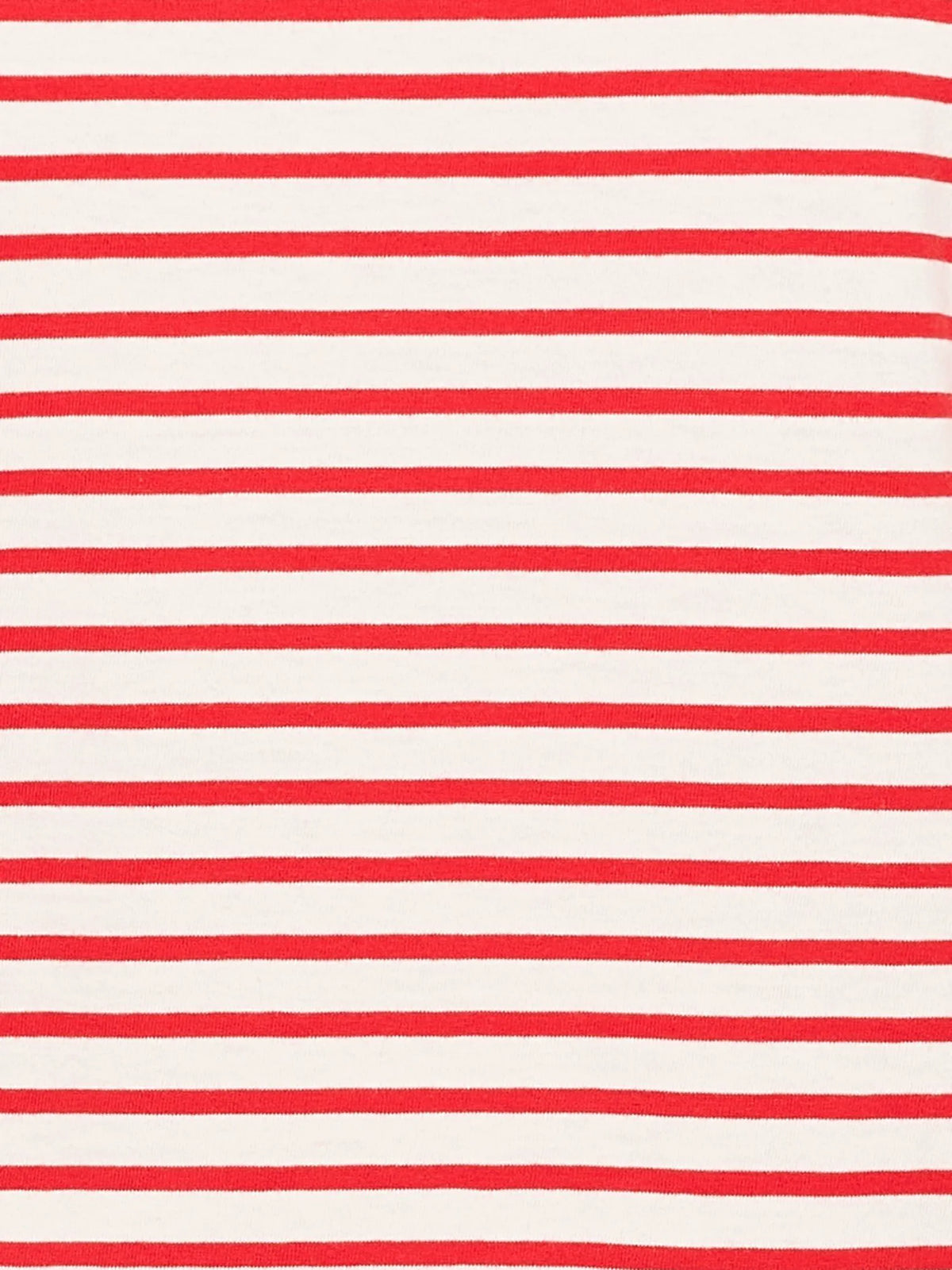 Goji Berry / Bright White Striped Tee