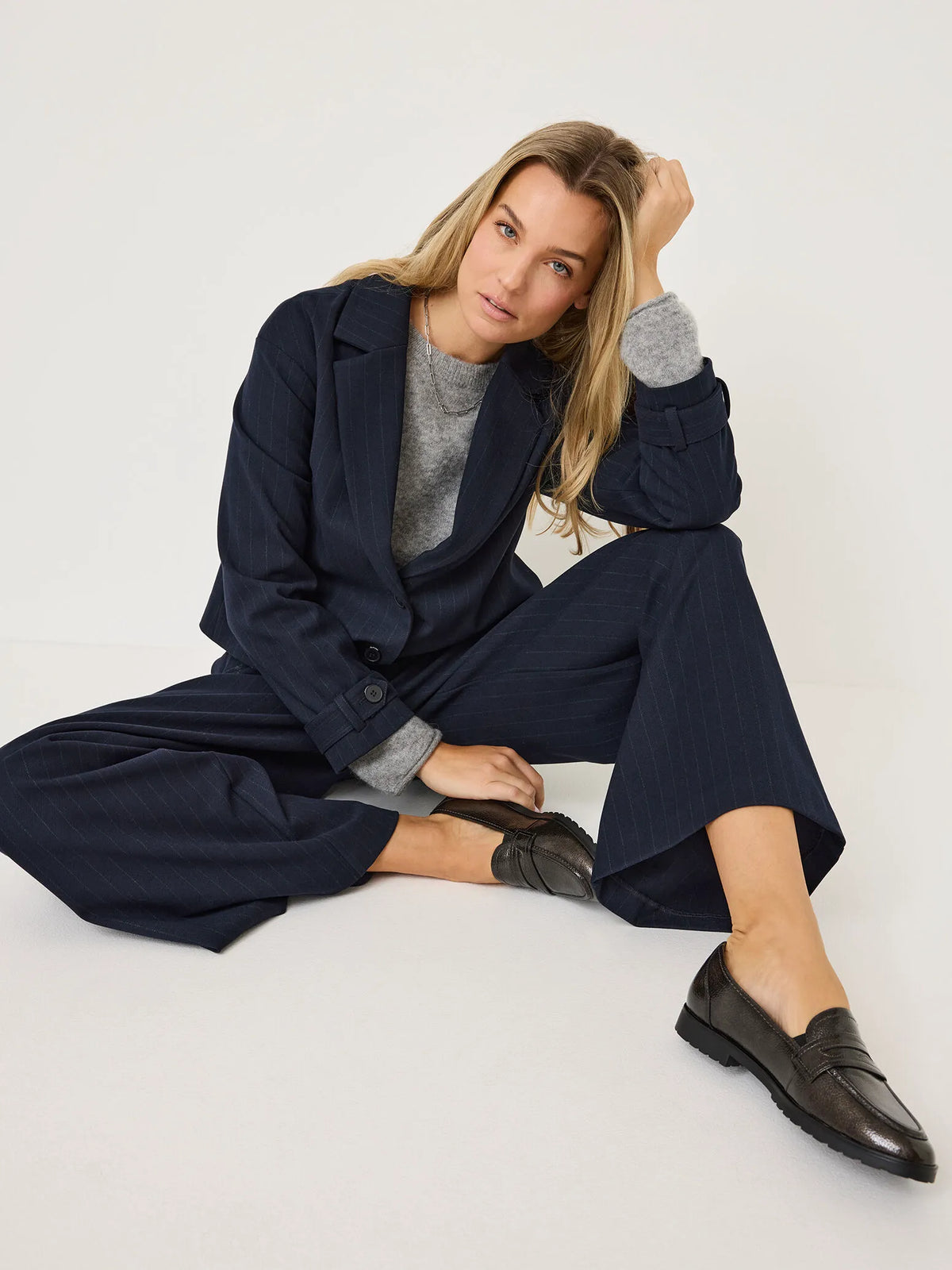 Night Sky / Grey Pinstripe